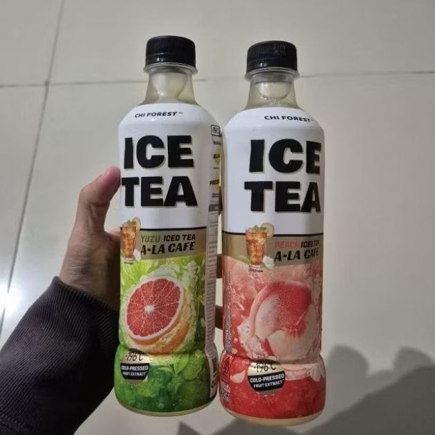 Chi Forest minuman teh Ice Tea rasa Yuzu / Peach 450ml