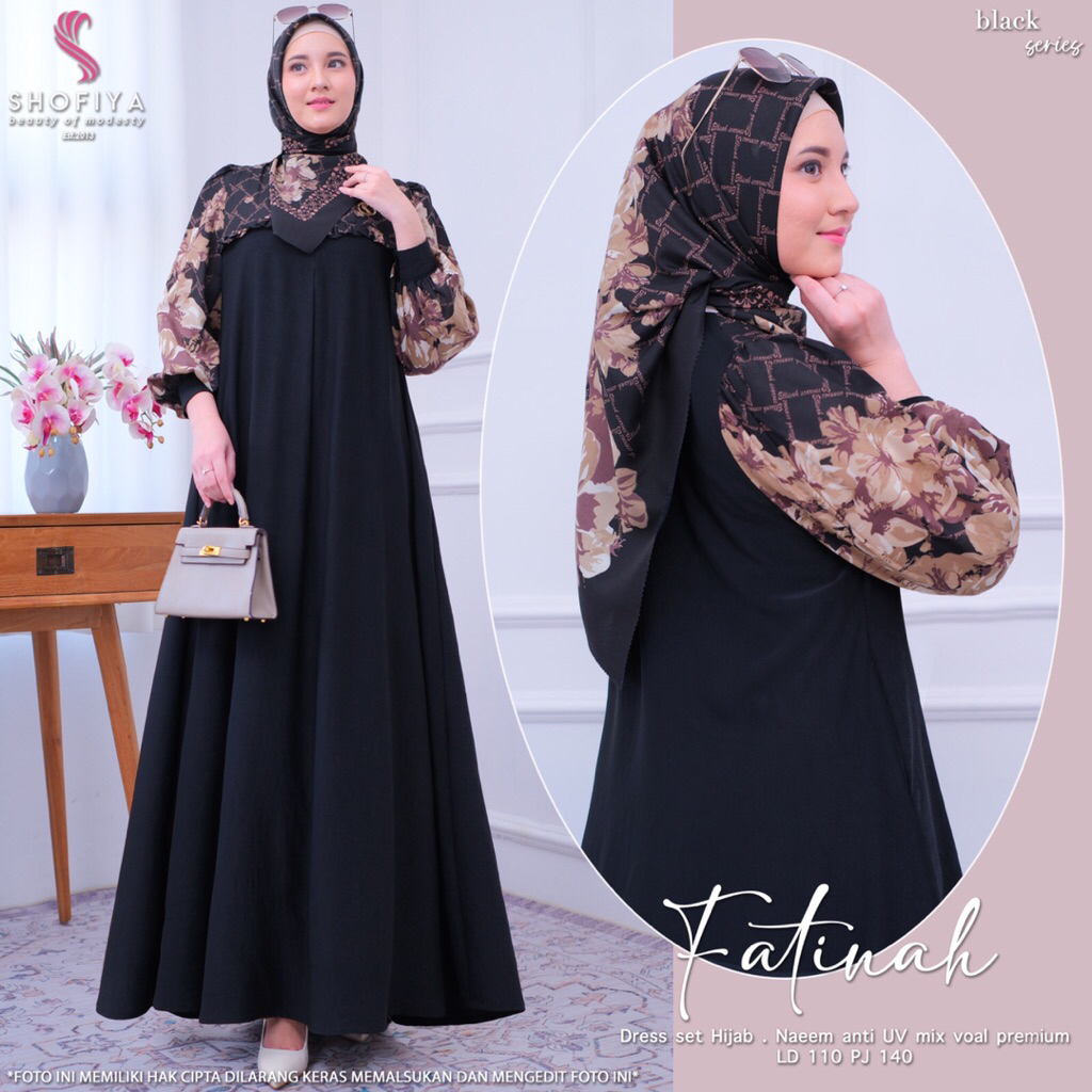 FATINAH SET HIJAB ORIGINAL BY SHOFIYA