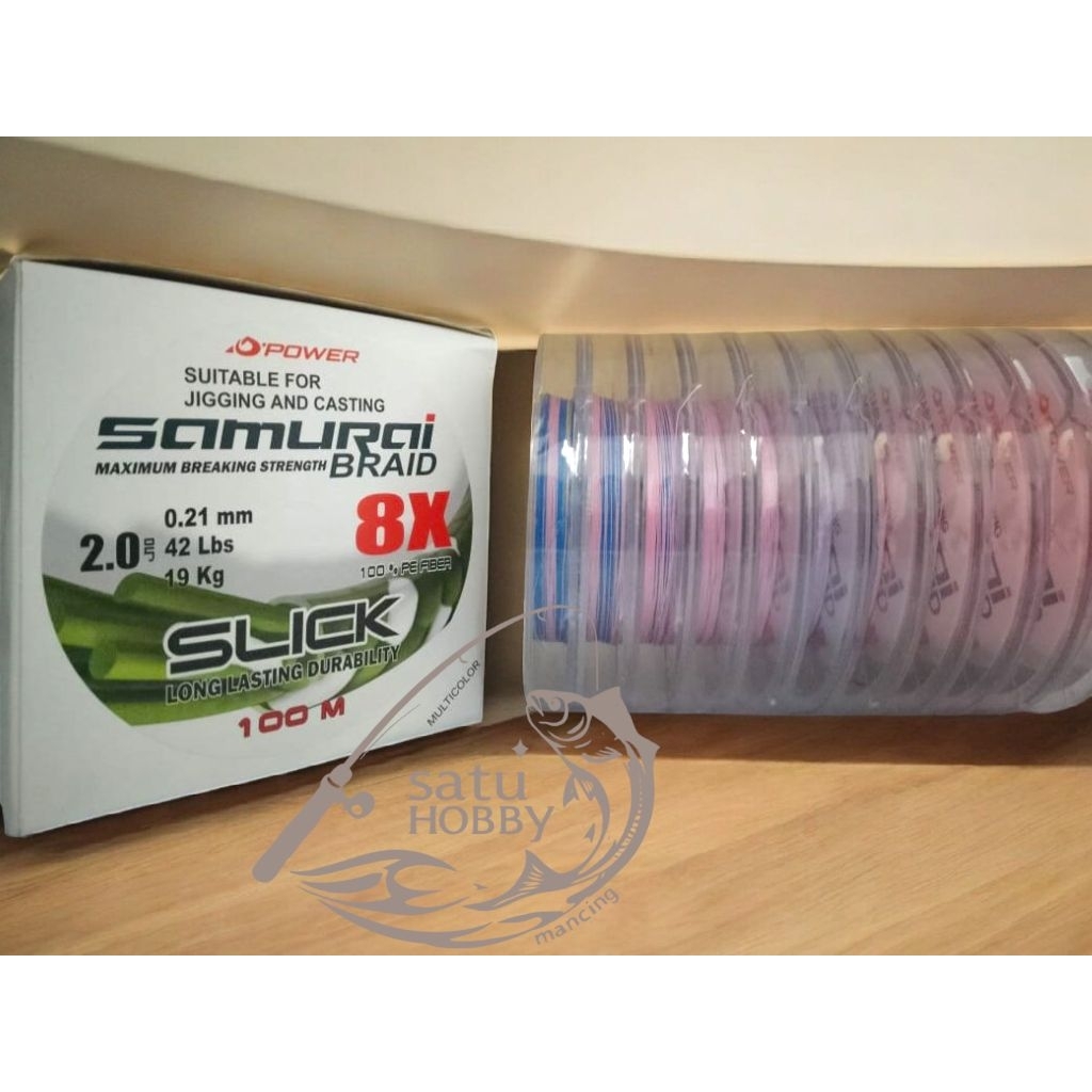 Senar PE D'POWER Samurai slick X8 100M