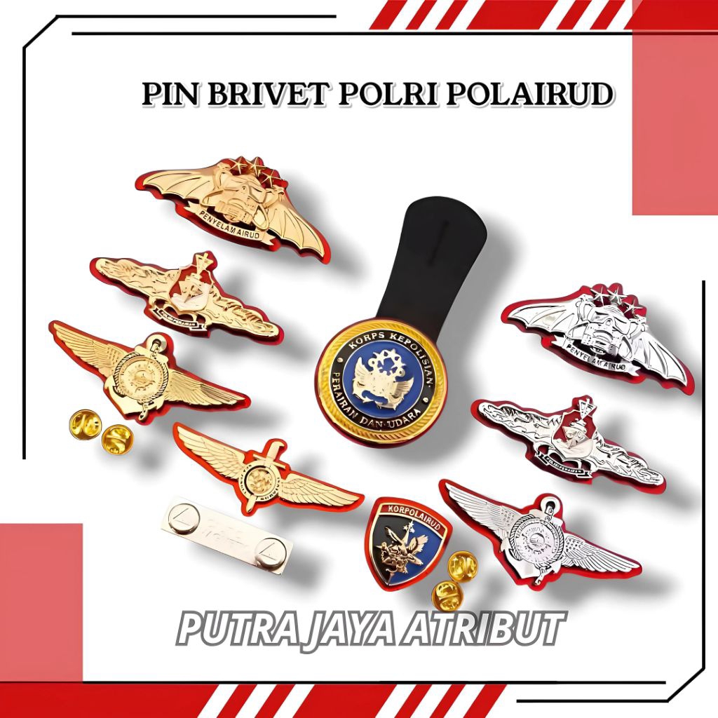 PIN POLAIRUD | PIN BULAT KORPPOLAIRUD | PENYELAM AIRUD | WING BAHARI | SAR AIRUD | JUGLE AIRUD | PER