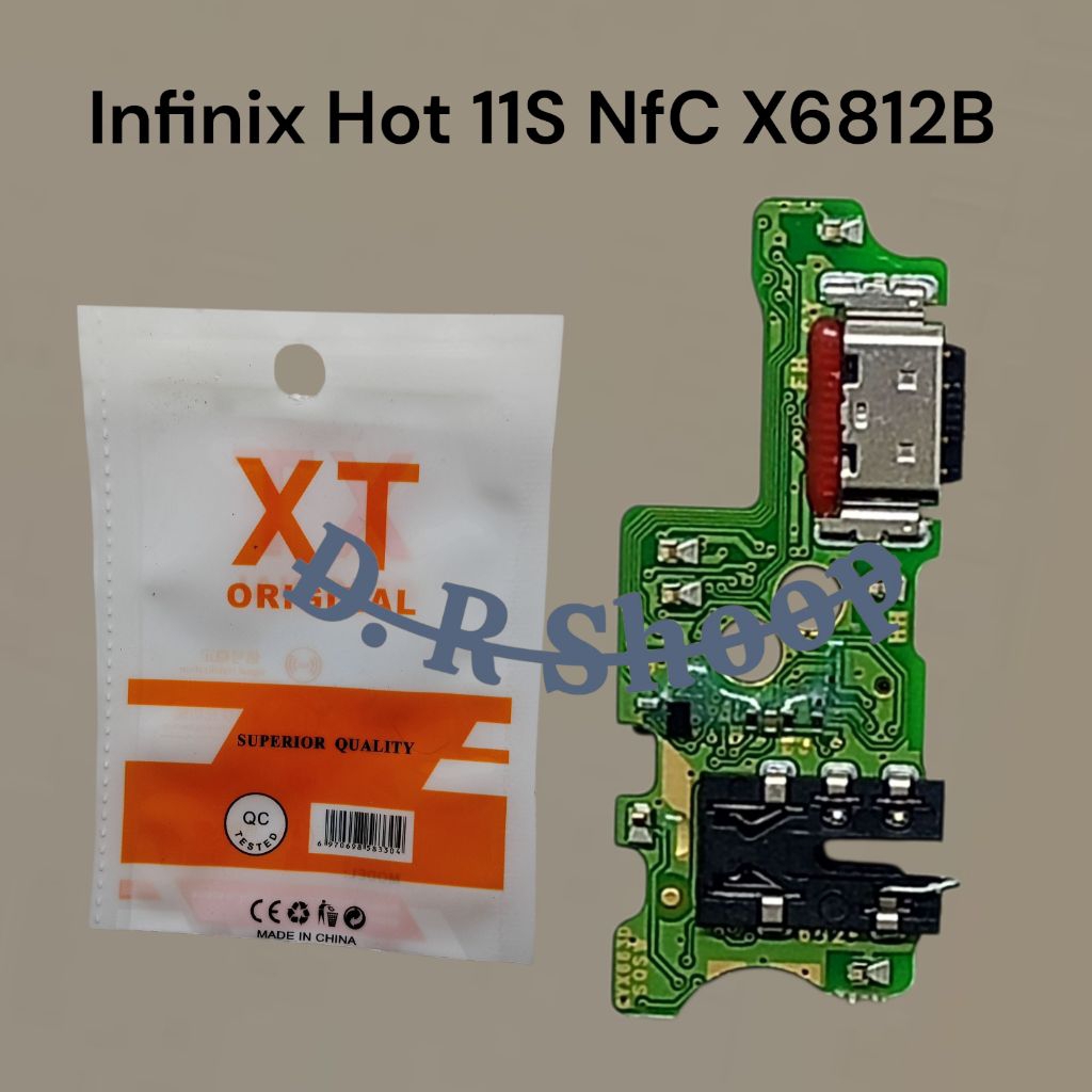 Papan Konektor Cas Infinix Hot 11S NFC X6812B Flexibel Case MIC IC Infinix Hot 11S NFC HF