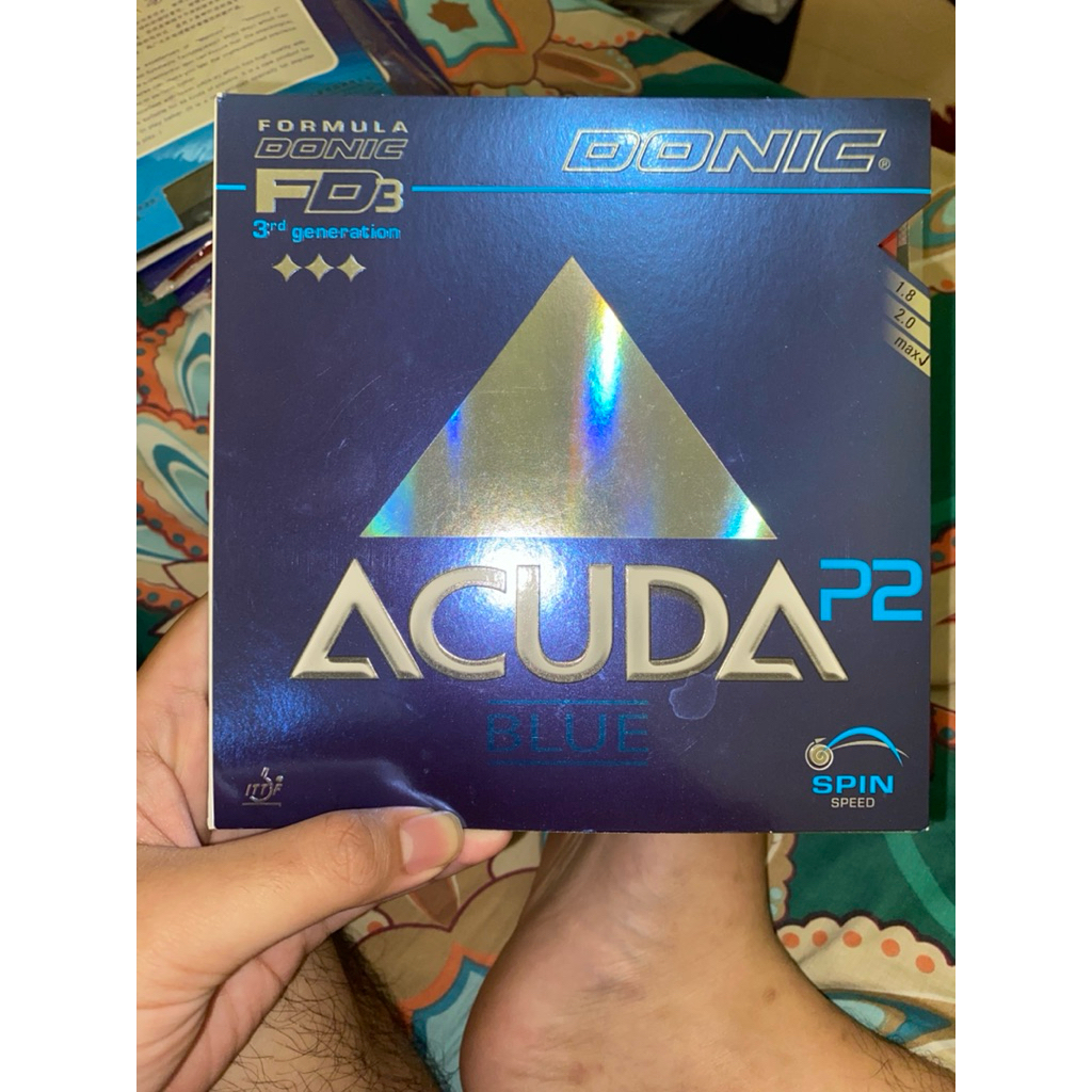 karet pingpong donic acuda p2 FD3 bekas