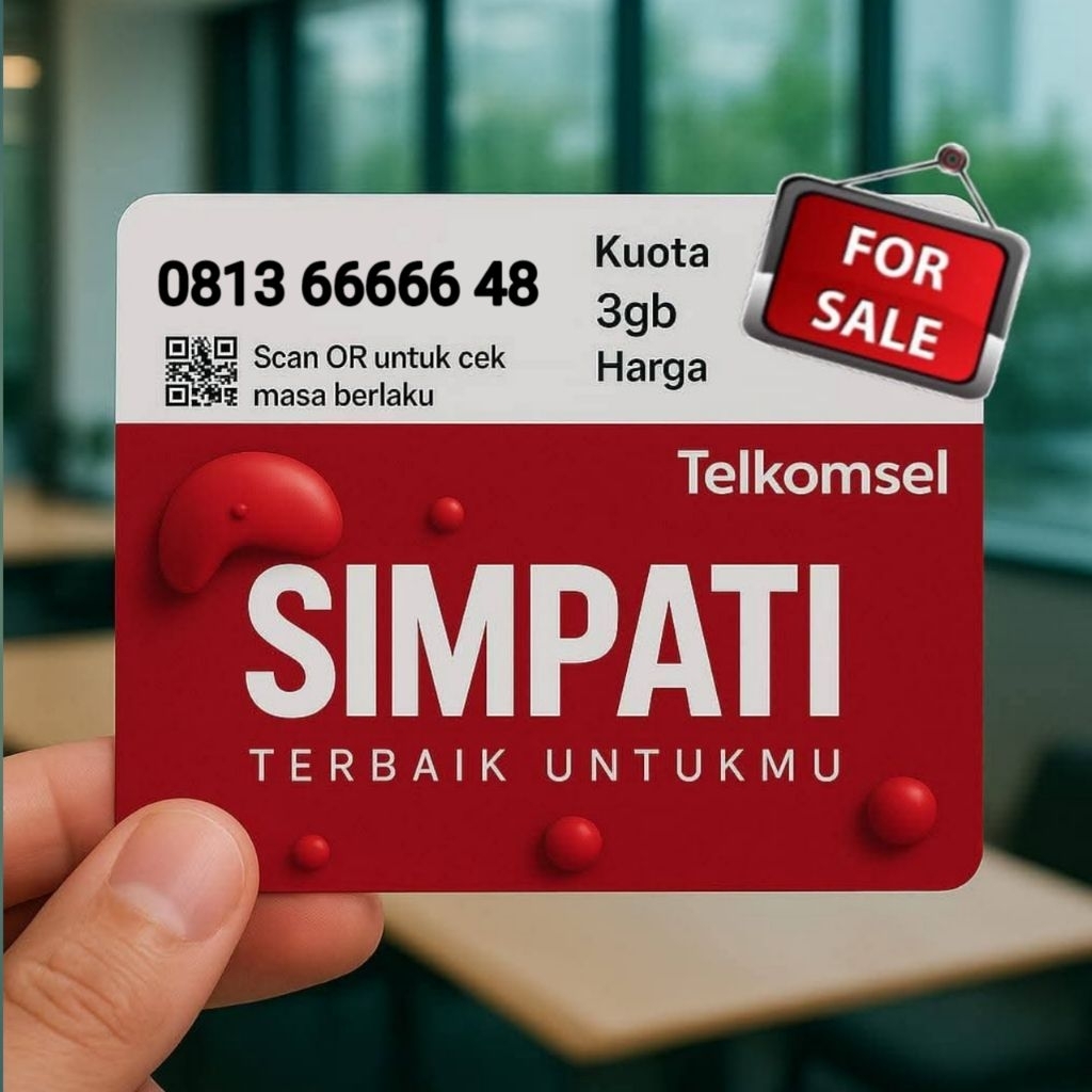 Telkomsel nomor cantik 11 Angka 66666