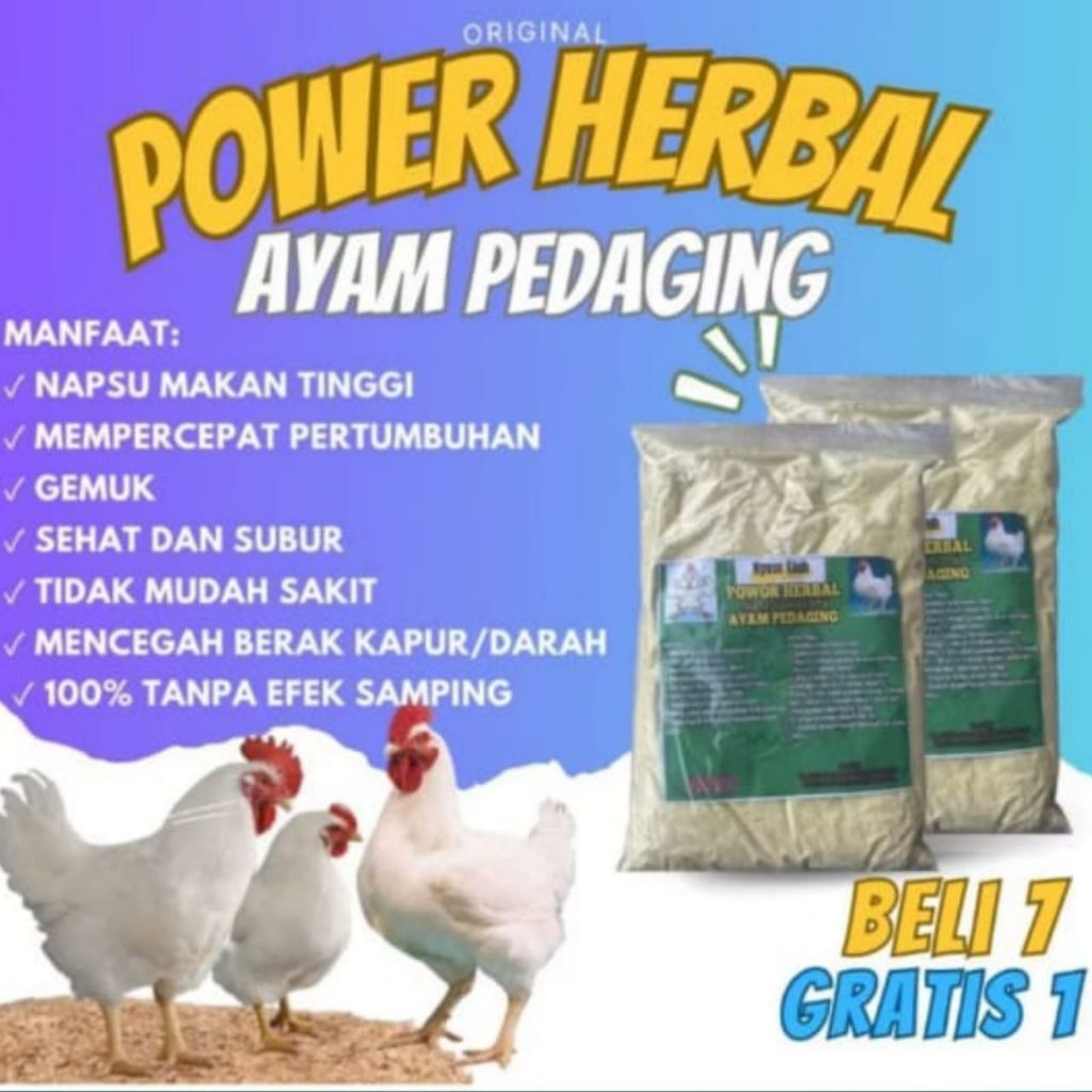 JAMU AYAM PEDAGING VITAMIN BOILER OBAT PENGGEMUK POWER HERBAL ASLI 100% ALAMI