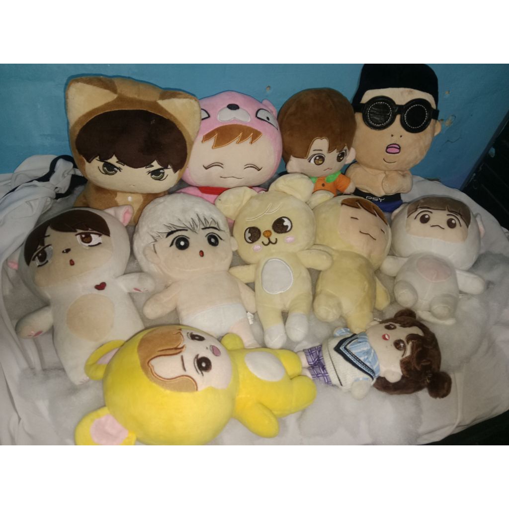 [LEPAS KOLPRI] BONEKA OPPA PLUSHIE DOLL EXO, STRAYKIDS, NCT, BIGBANG, VIXX, PSY, BTS(BAEKHYUN EXO, C