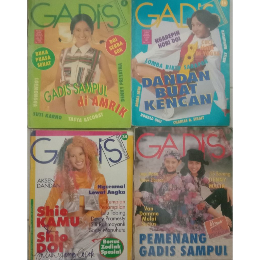 MAJALAH GADIS JADUL BEKAS