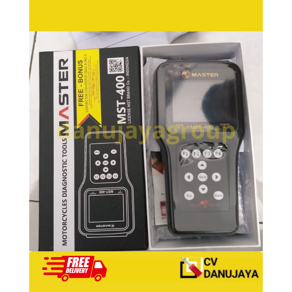 Scanner Scaner Motor Injeksi HONDA YAMAHA MASTER ZEUS MST-400 2in1 2 in 1 - Diagnostik Tool Alat Ser