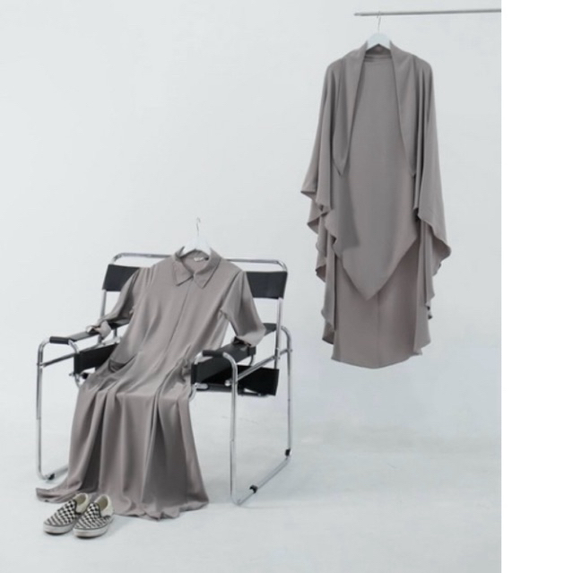 Preloved Barkha Everyday Basic Setelan Set Dress Abaya Khimar  Not Taza Itsar Aqsamodestwear Aljenna