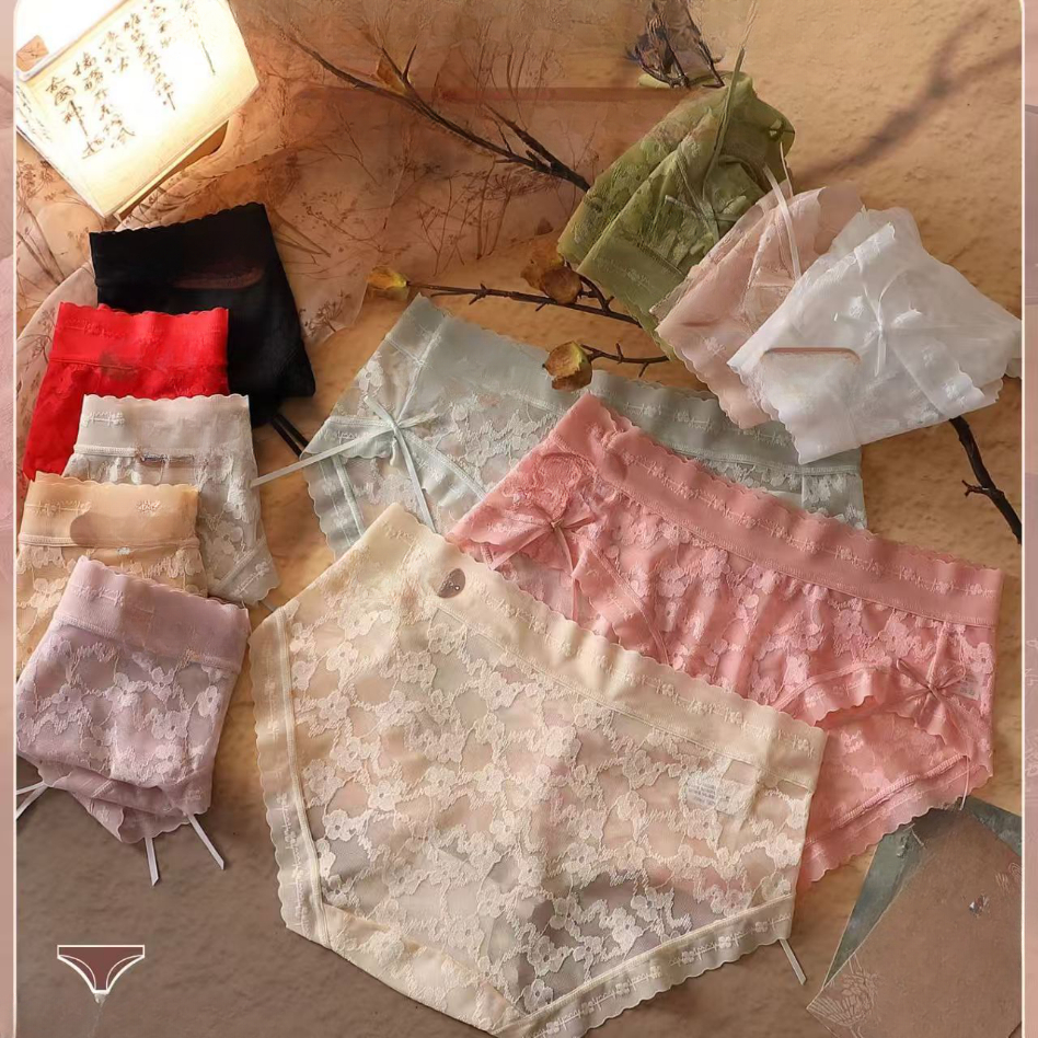 CD/Celana Dalam Wanita Kode 032 All Size/Satu Ukuran Fit to XXL Kombinasi Renda dan Satin