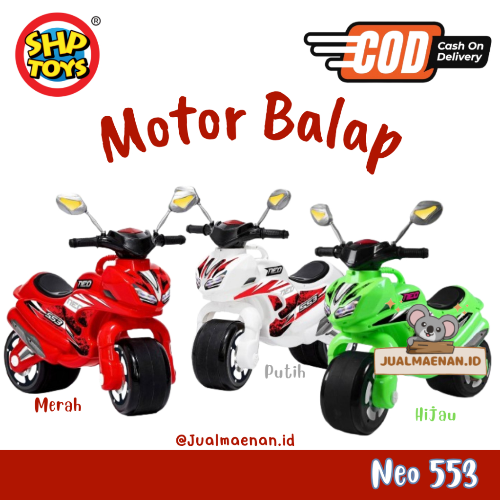Motor Anak NEO 553 Mainan Motor Anak Dorong