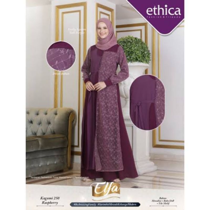 ETHICA GAMIS DEWASA KAGUMI 250 WARNA RASPBERY