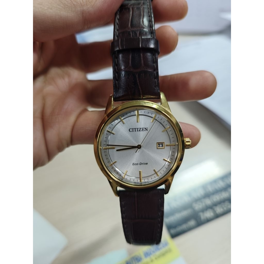 Citizen Eco Drive 39 mm Leather Strap Ori