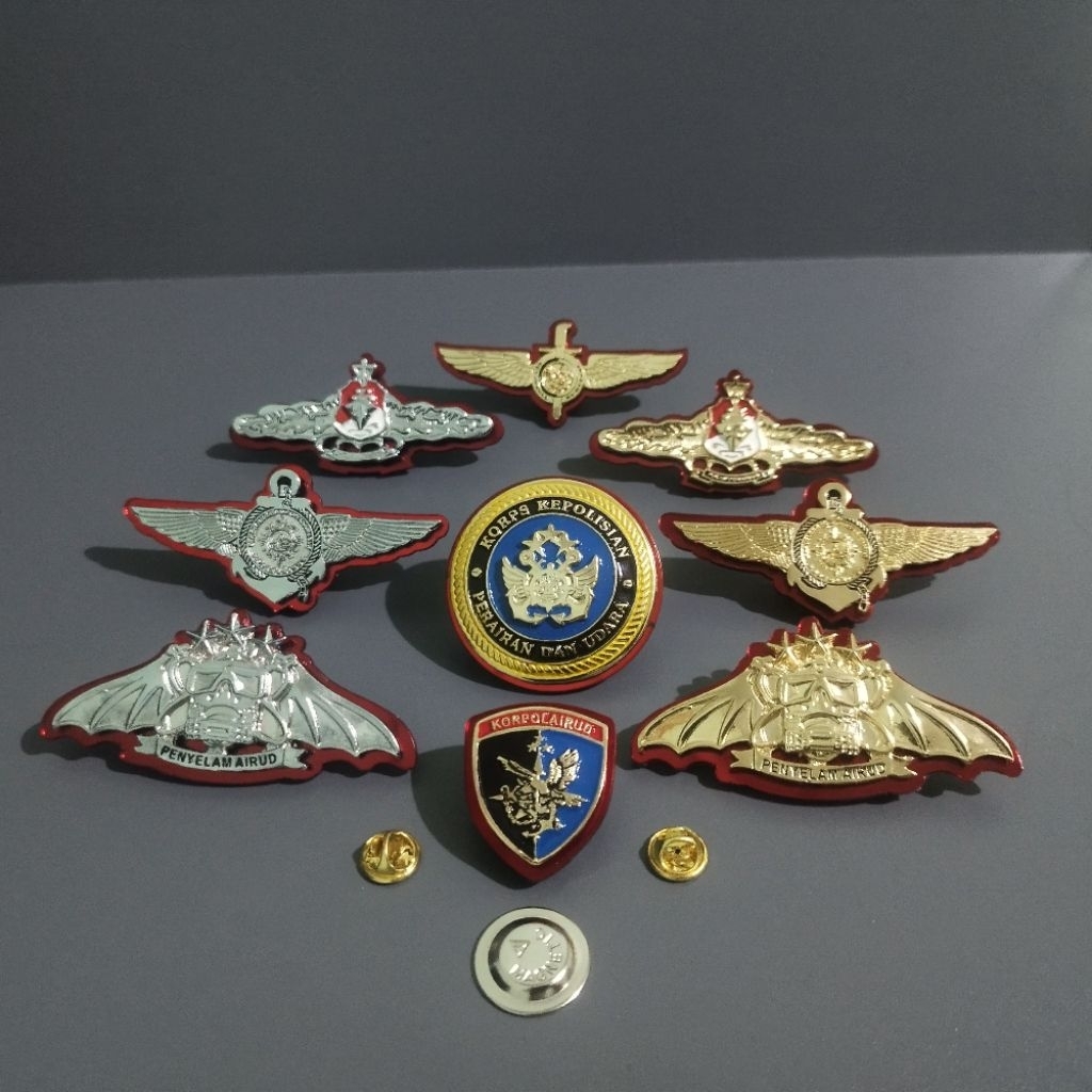 SET PIN POLAIRUD / BREVET POLAIRUD / BRIVET POLAIRUD / WINGS POLAIRUD PREMIUM QUALITY