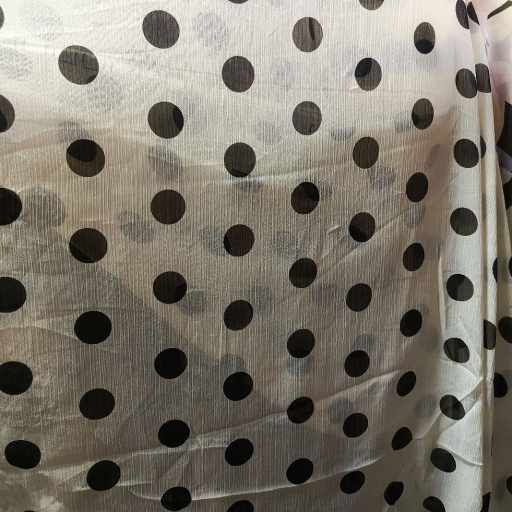 Kain sifon silky - kain sifon polos - kain sifon yoryu - kain sifon crinkle - kain sifon motif - kai