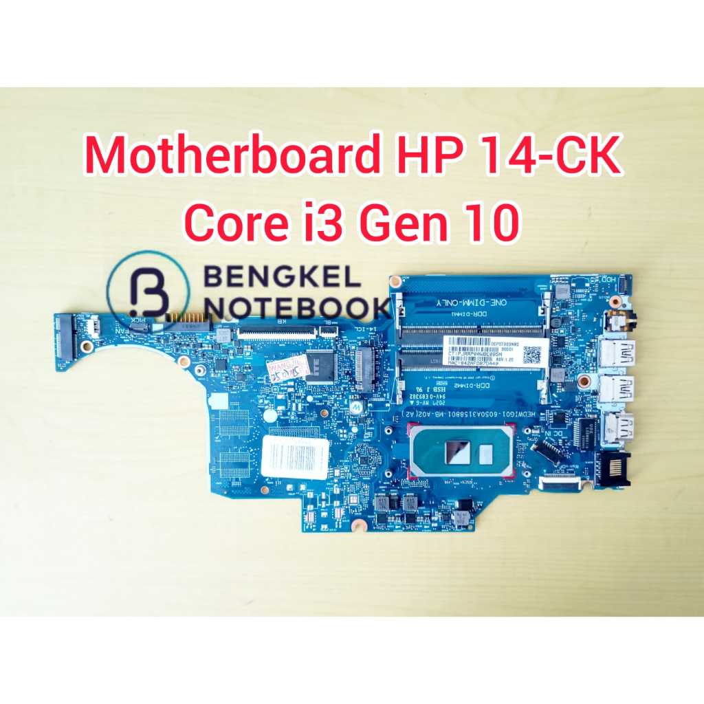 Motherboard HP 14-CK 14-CF 14s-CF 14s-CK 14-DK 240 G7 240 G8 Core i3 Gen 10 th HEDWIG-6050A2992901-M