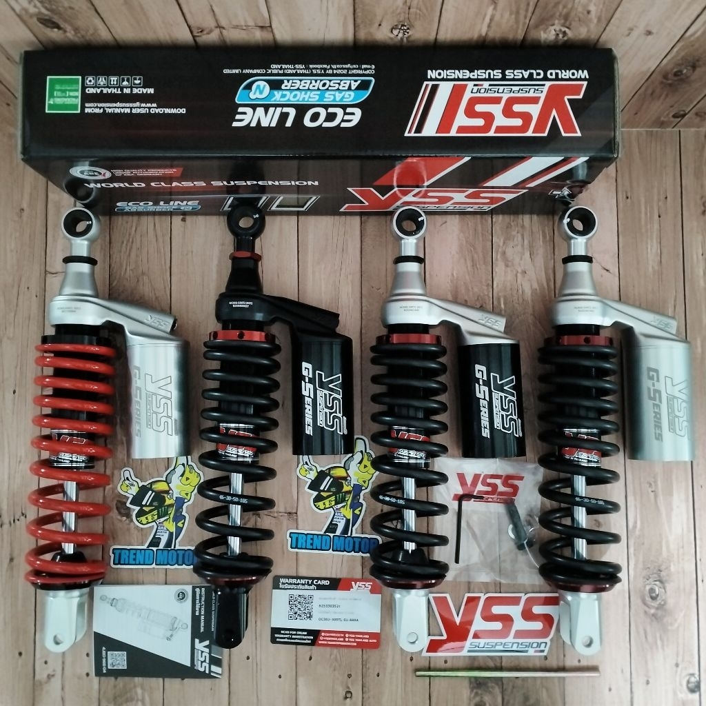 Shock Tabung YSS G-SERIES NEW G-PLUS Smooth Vario 150 Vario 125 Beat Fi Scoopy Fi Vario 110 Fi 330MM