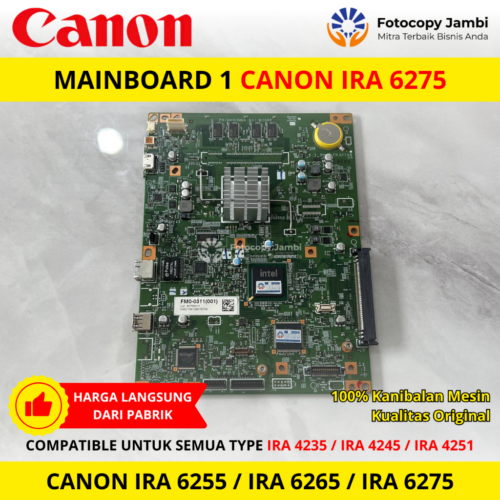 Mainboard Mesin Fotokopi Canon IRA 6275 / IRA 6255 / IRA 6265