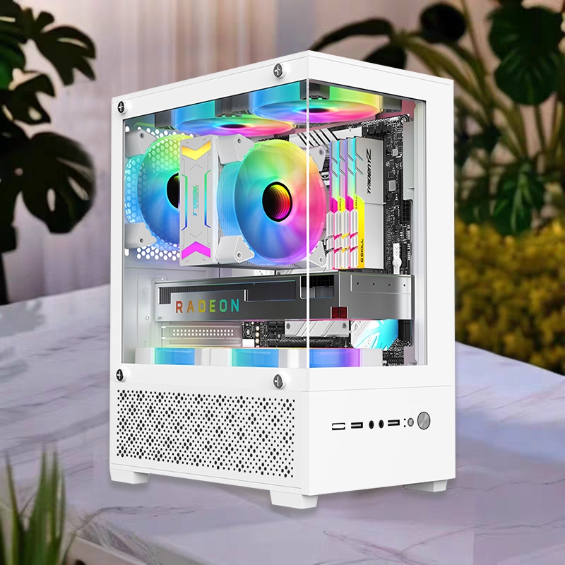 Lenovo Pc Gaming Intel i5/i7 GTX730 GTX750 RTX3050 Merakit Komputer Full Set Desktop Komputer Kantor