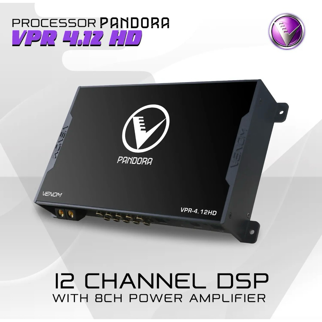VENOM VPR 4.12 HD - DSP Amplifier 12ch Hi Res Audio Player