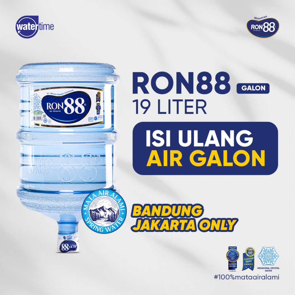 Isi Ulang Air Galon Ron88 19 Liter