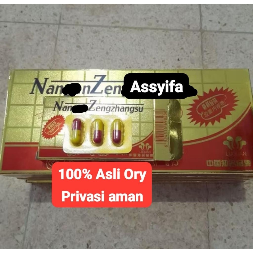 Kapsul Nangen luquan asli original 12 capsule