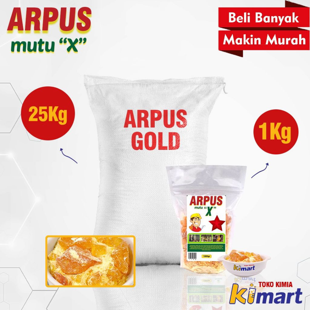 Arpus / Gondorukem / Siongka / Getah Damar 1KG