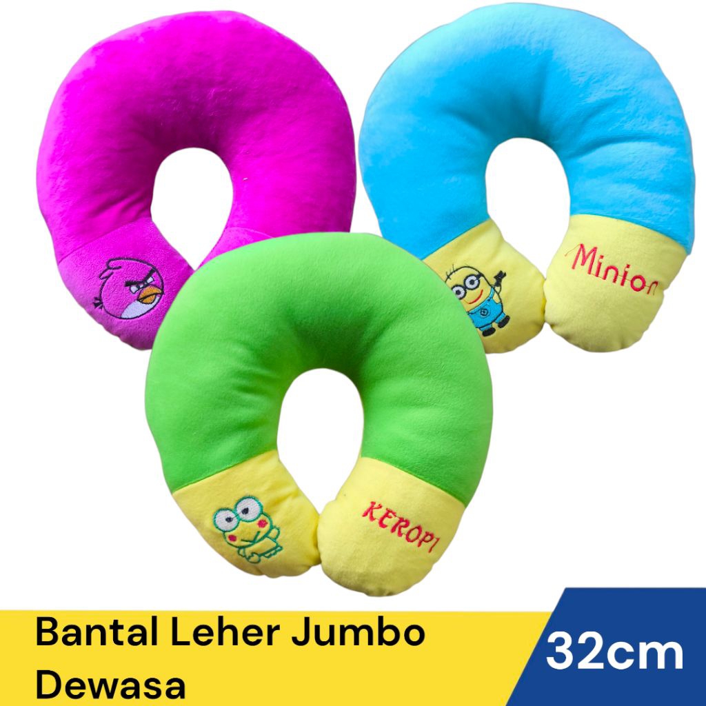 Bantal Leher Jumbo Dewasa Karakter Keropi Hello Kitty Doraemon