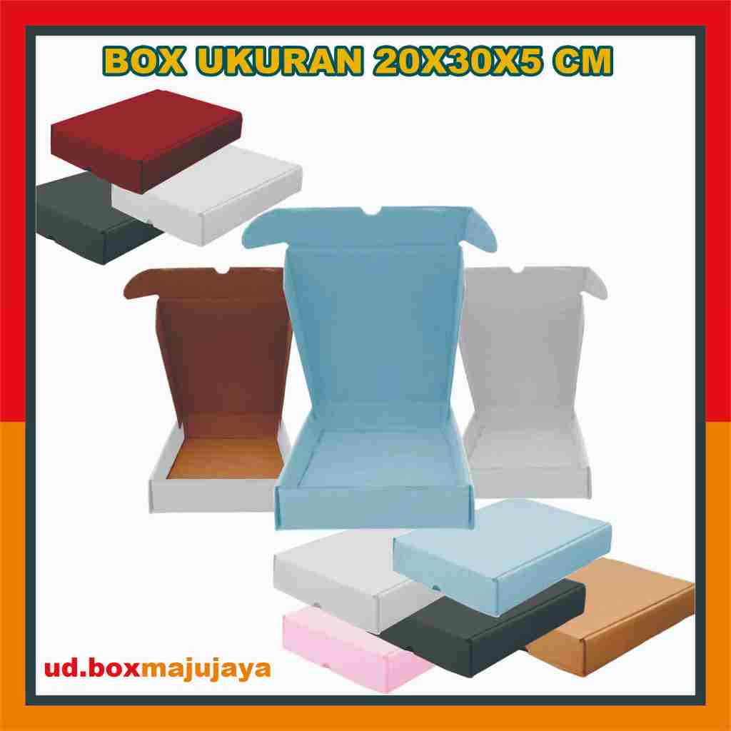 Box 20x30x5 Cm /Box Lipat Samping / Box Baju