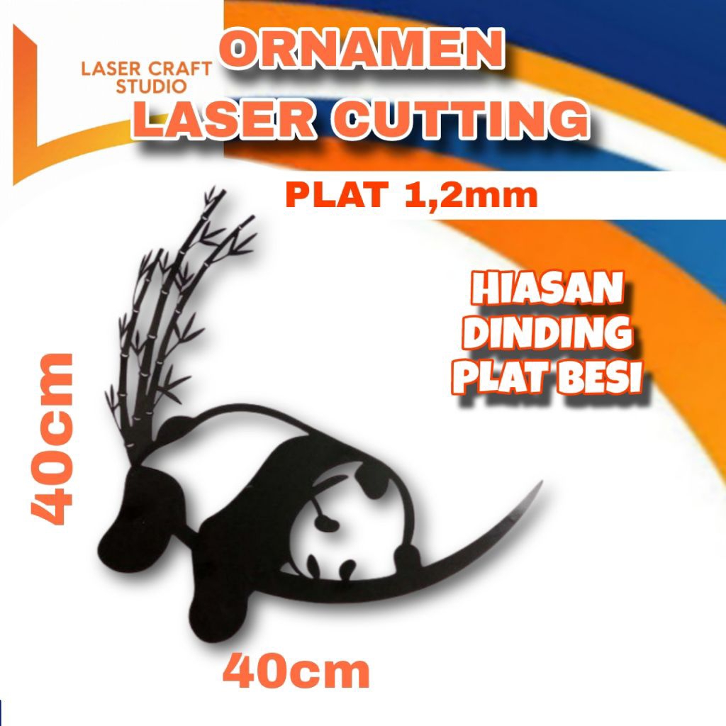 Hiasan dinding plat besi / Plat laser cutting ornamen/plat besi laser cutting / hiasan dinding