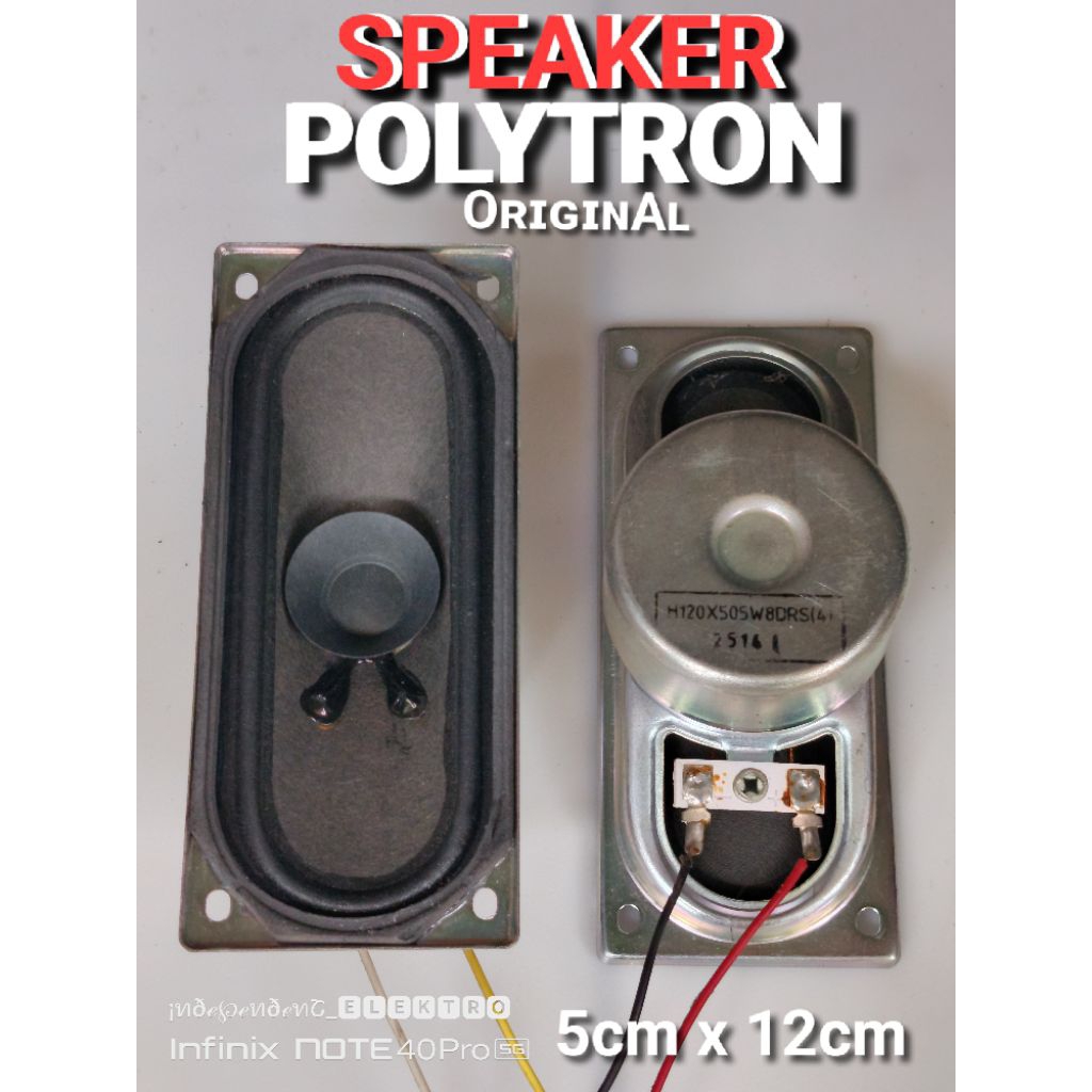 Speaker tv polytron   speaker tv 50120 5x12 5cmx12cm   speaker tv original