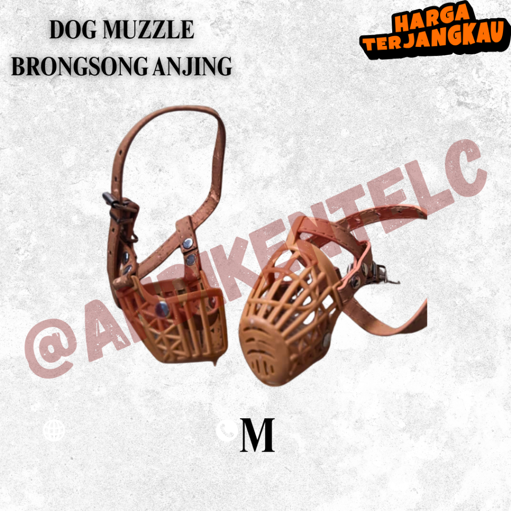 DOG MUZZLE / BRANGUS ANJING / PENUTUP MULUT ANJING
