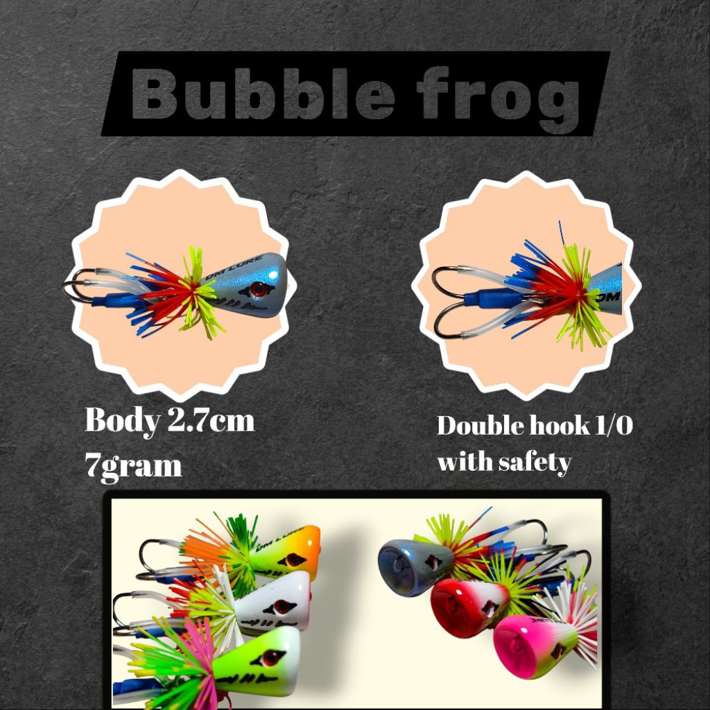 DIZZY FROG / BUBLE FROG DM lure