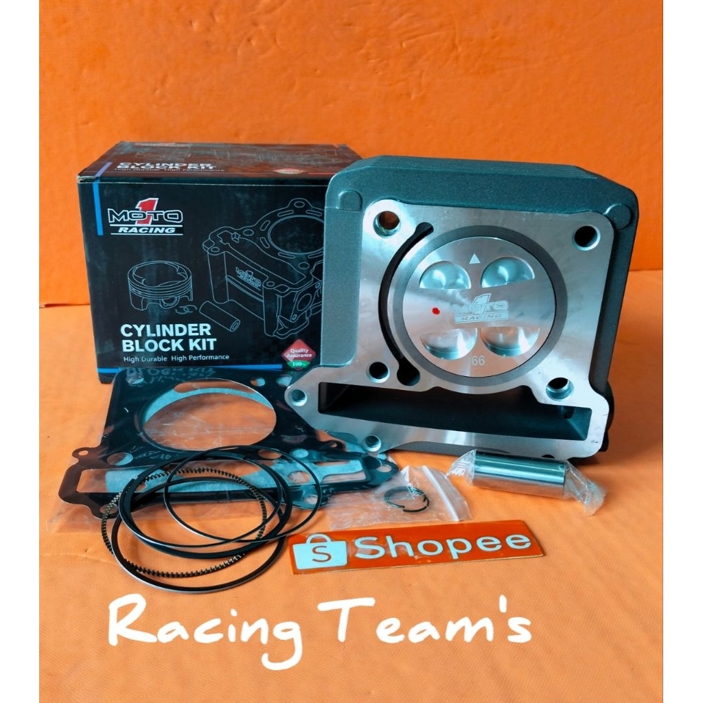 cylinder blok seher bore up moto 1 63mm/66mm/68mm buat motor satria fu karbu