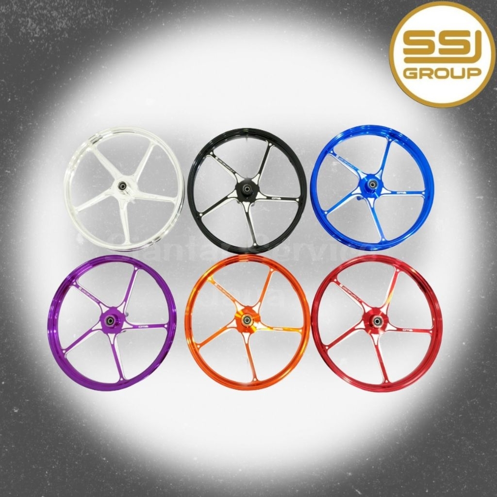 VELG CMG MG.511 / AK.55 VELG RACING CNC RING 17 PALANG 5 SEPEDA MOTOR VARIO, BEAT, MIO