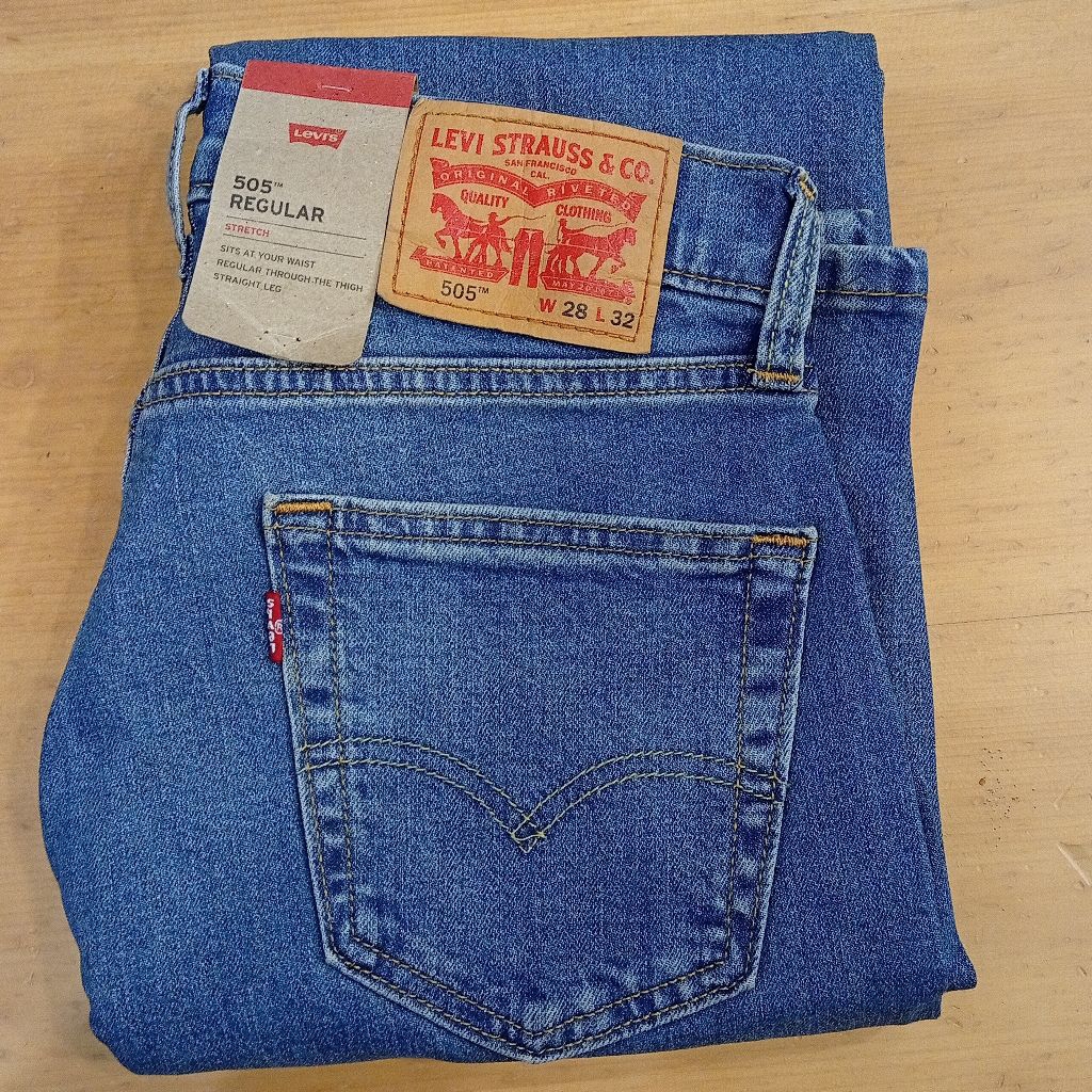 Celana Panjang Jeans Pria 505 Original Reguler Stretch 505-2601