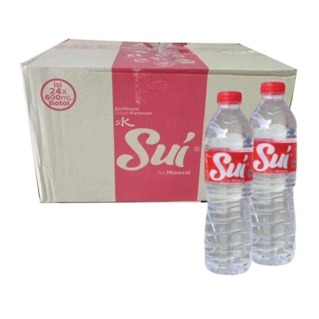 Sui Air Mineral Botol 600mlx24