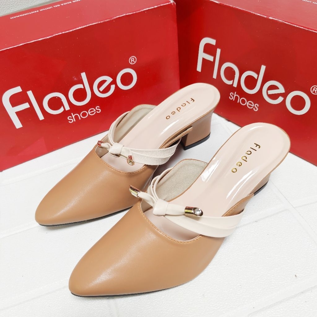 Sandal Wanita Bustong Wisuda Kondangan Pesta Tali Senter hak 5cm size kecil 37-41 kode TS Brand Mata
