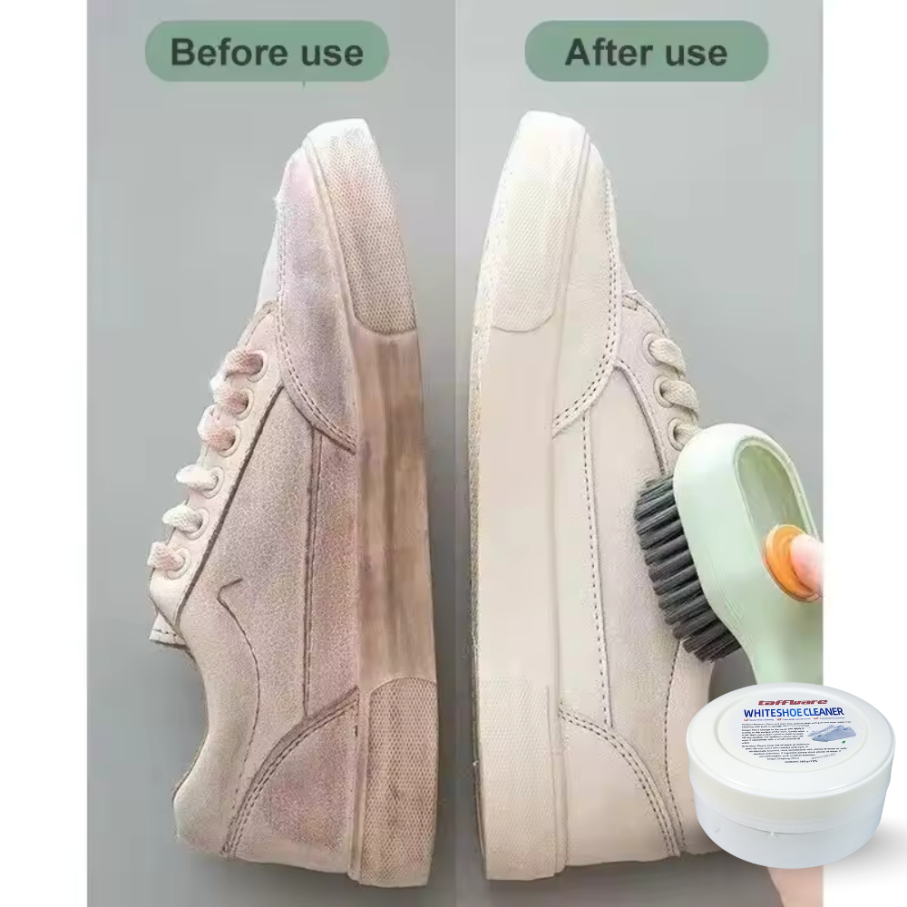 Semir & Pembersih Sepatu Putih Extra Sikat – Anti Kusam, Praktis Dipakai