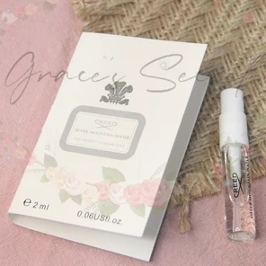 Sample Parfum - 2 ML Creed Silver Mountain Water, Wewangian Parfum Botol, 1995 Sampel Parfum Botol K
