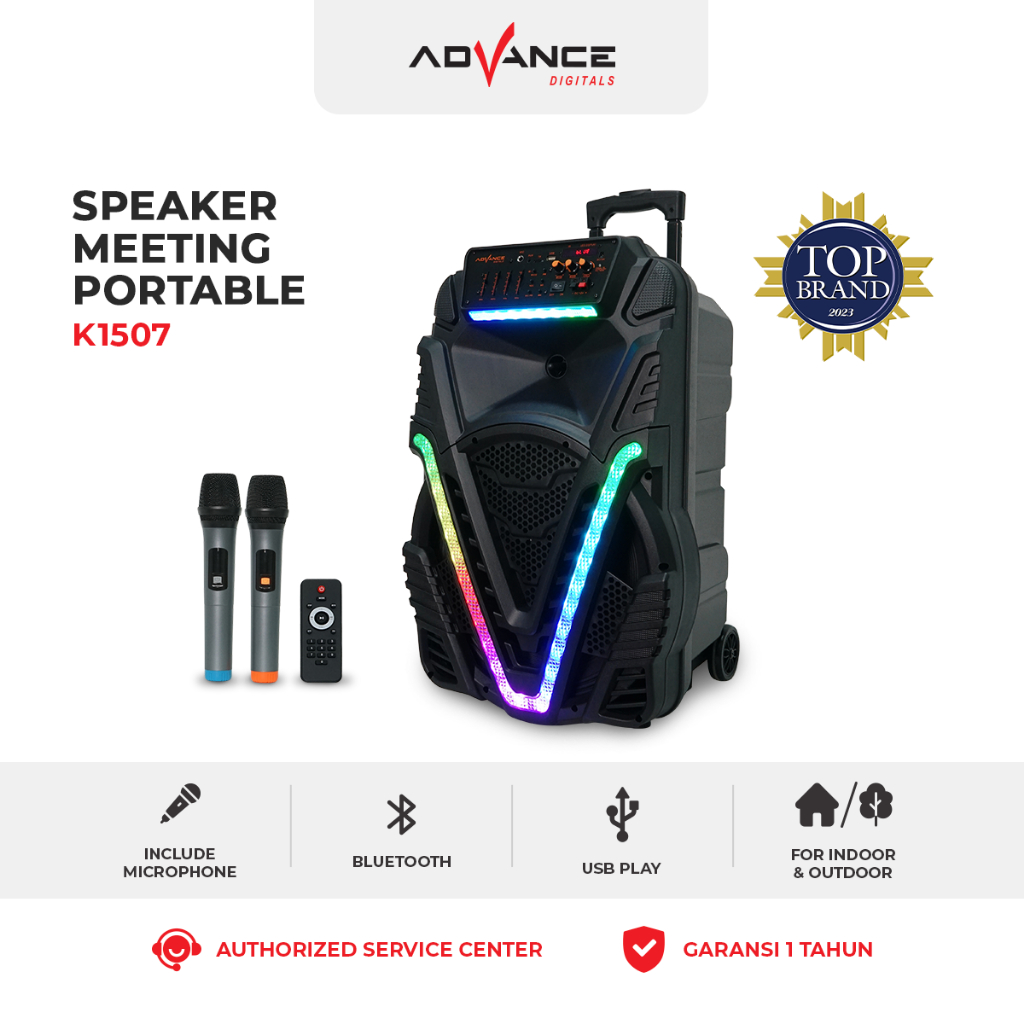 Advance Speaker 15” Portable Profesional K1507