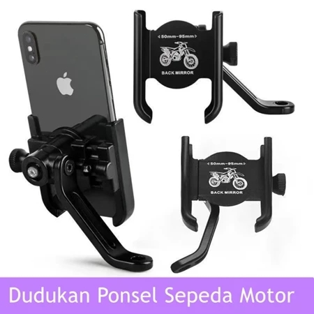 Holder Motor Kaca Spion Bahan Besi Metal Universal Holder Spion 03-H2