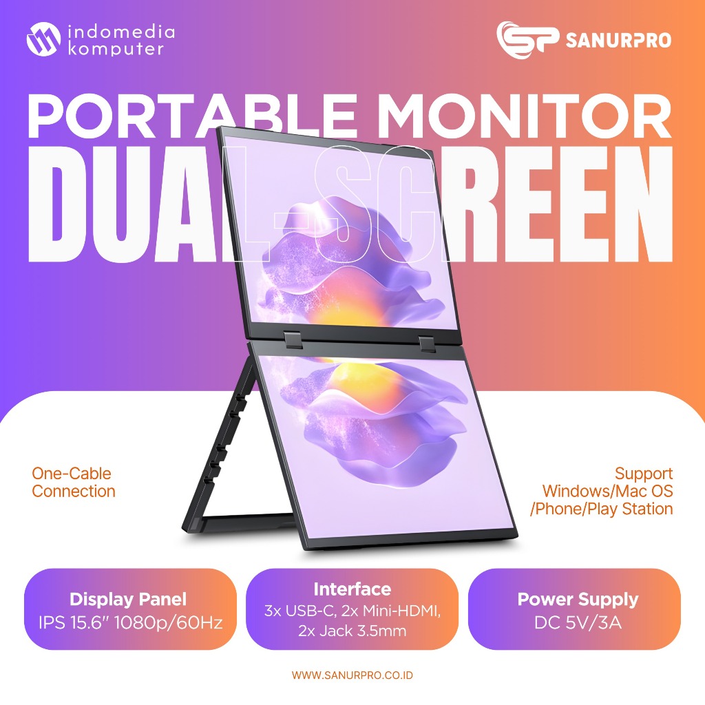 MONITOR PORTABLE 15.6 DUAL SCREEN MONITOR PORTABLE 15.6 DUAL SCREEN MONITOR PORTABLE 15.6 DUAL SCREE