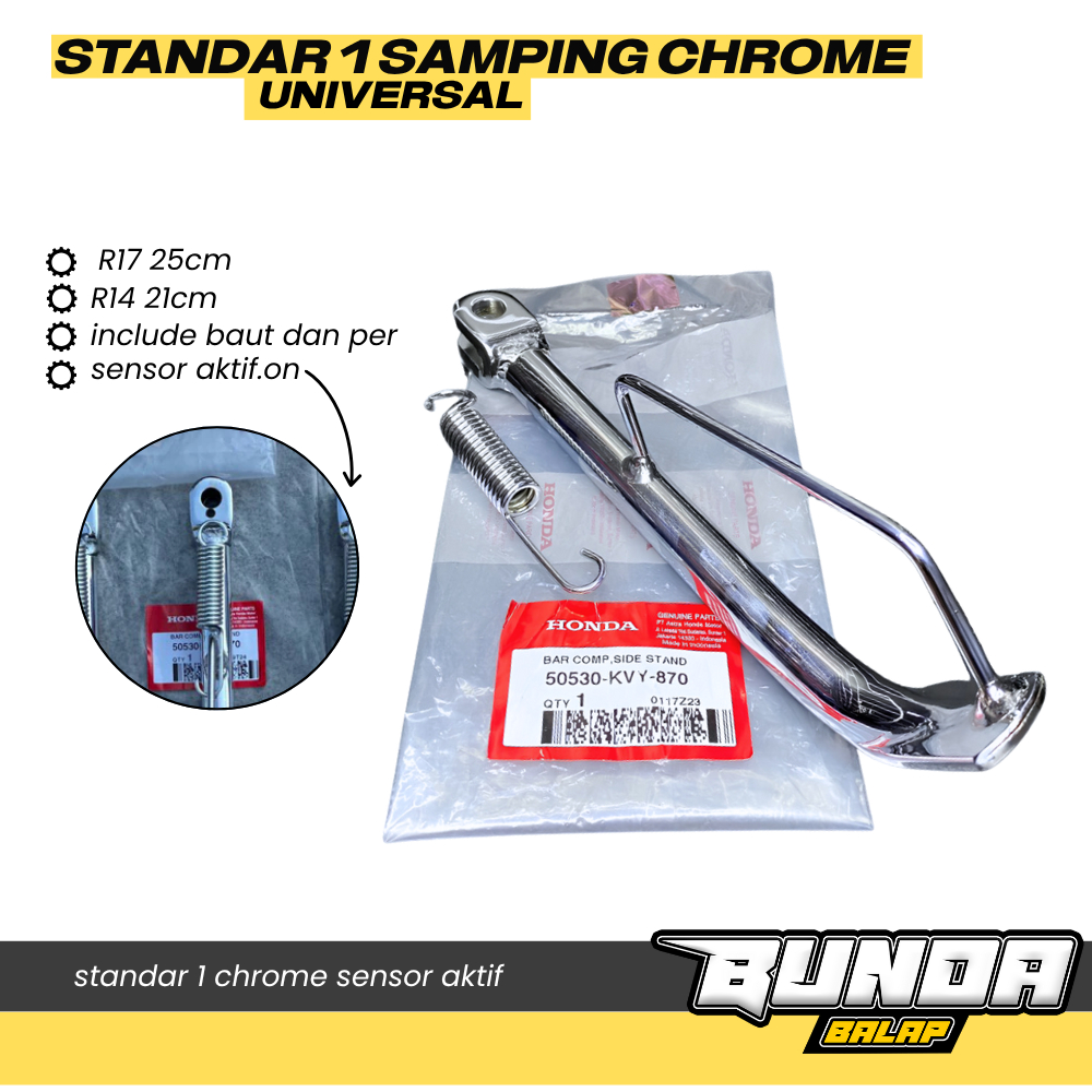 STANDAR SAMPING CHROME RING 17 / STANDAR VARIO 125 NEW CHROME