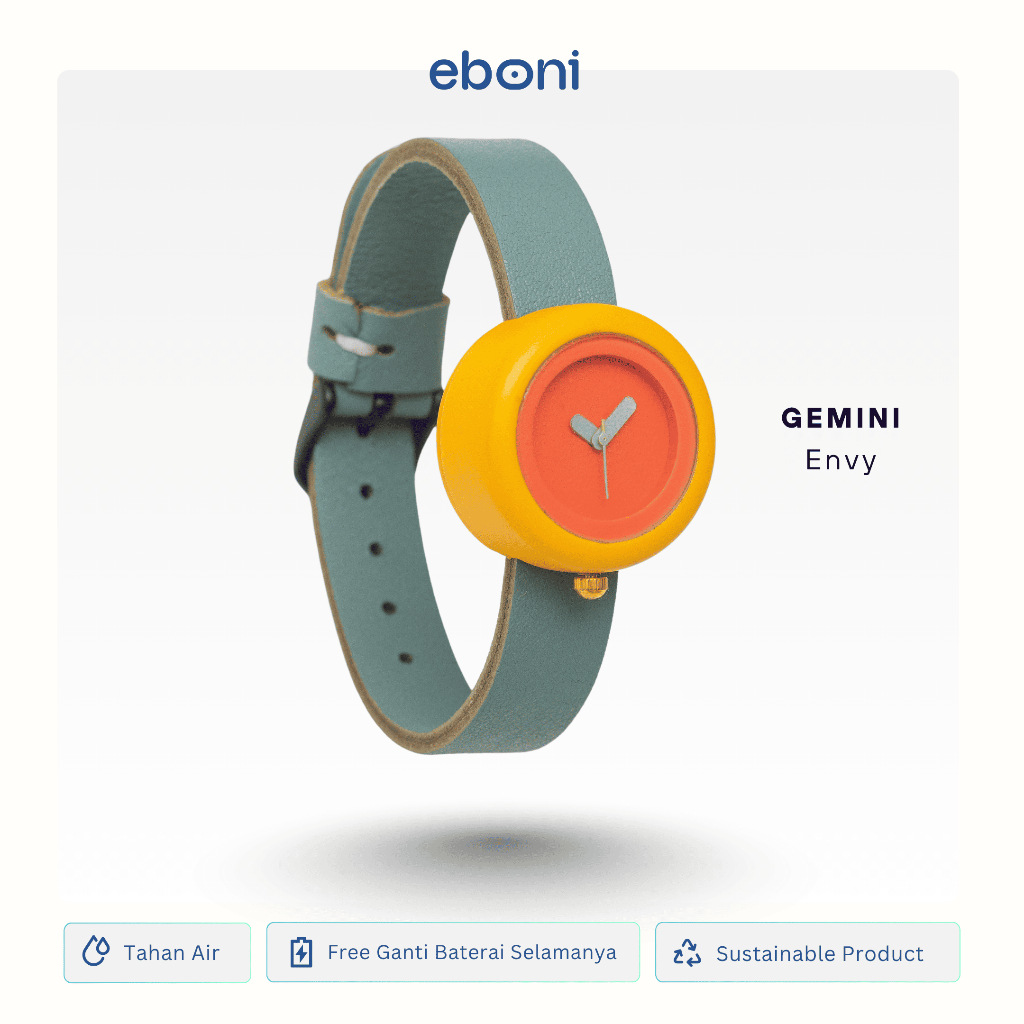 Eboni Jam Tangan Kayu Gemini - Envy