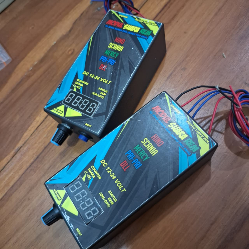 Modul Suara Rem 45 Suara, DC 12-24 Volt, Modul Alarm rem lepas pedal baru Bunyi