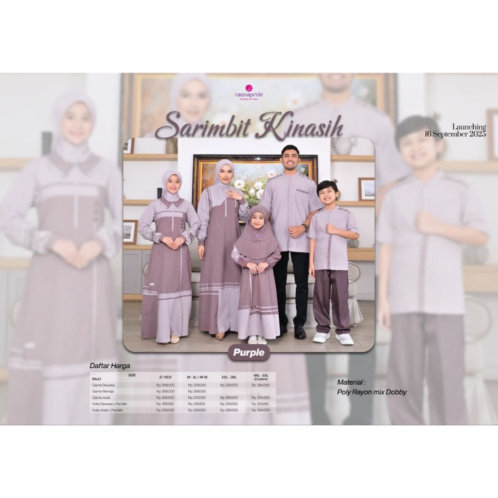 SARIMBIT COUPLE RAUNA KINASIH PURPLE