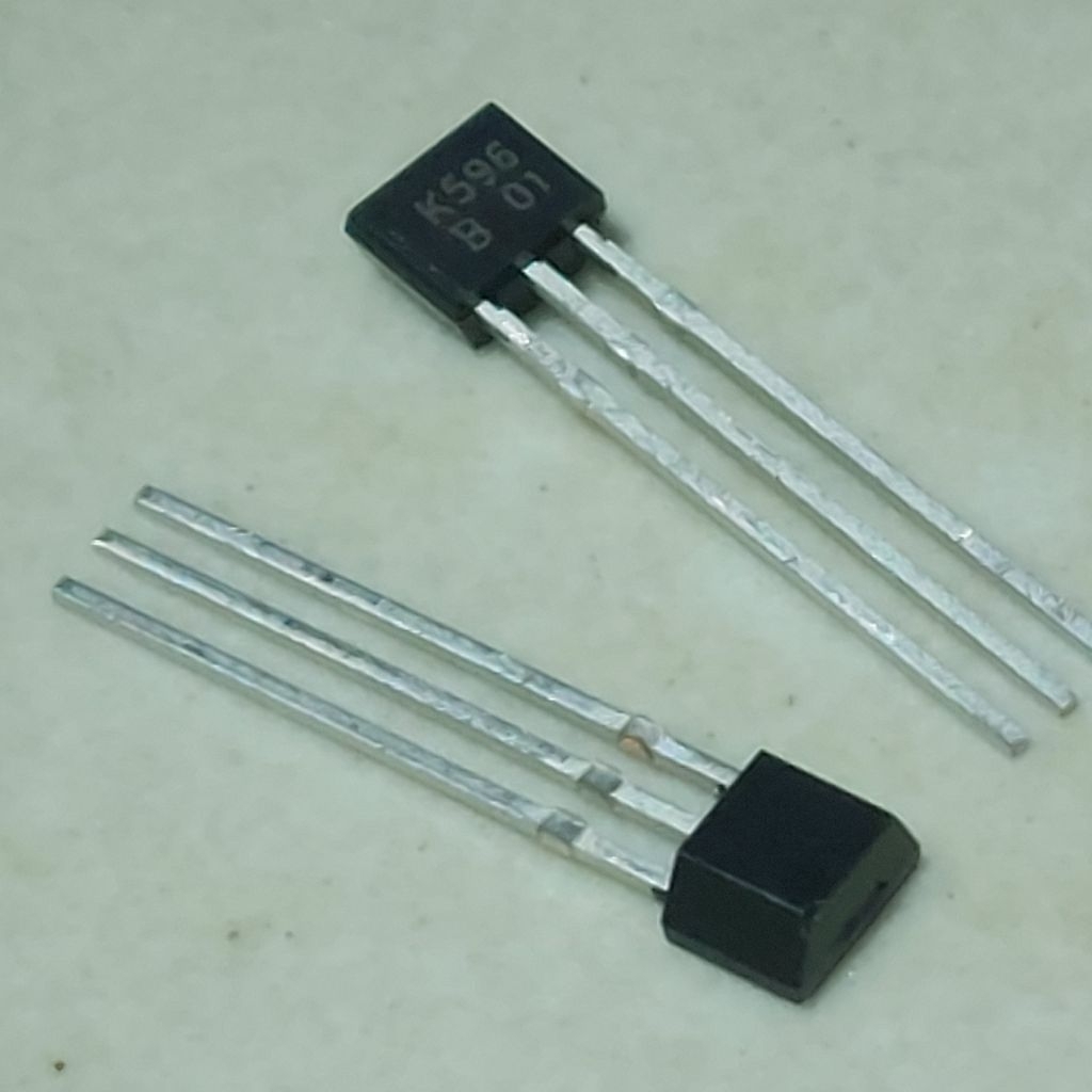 2 Buah 2Pcs K596 To-92s 596B K596B 2SK596B JFet 20V N-Channel Transistor Microphone 2SK596 Parts 2SK