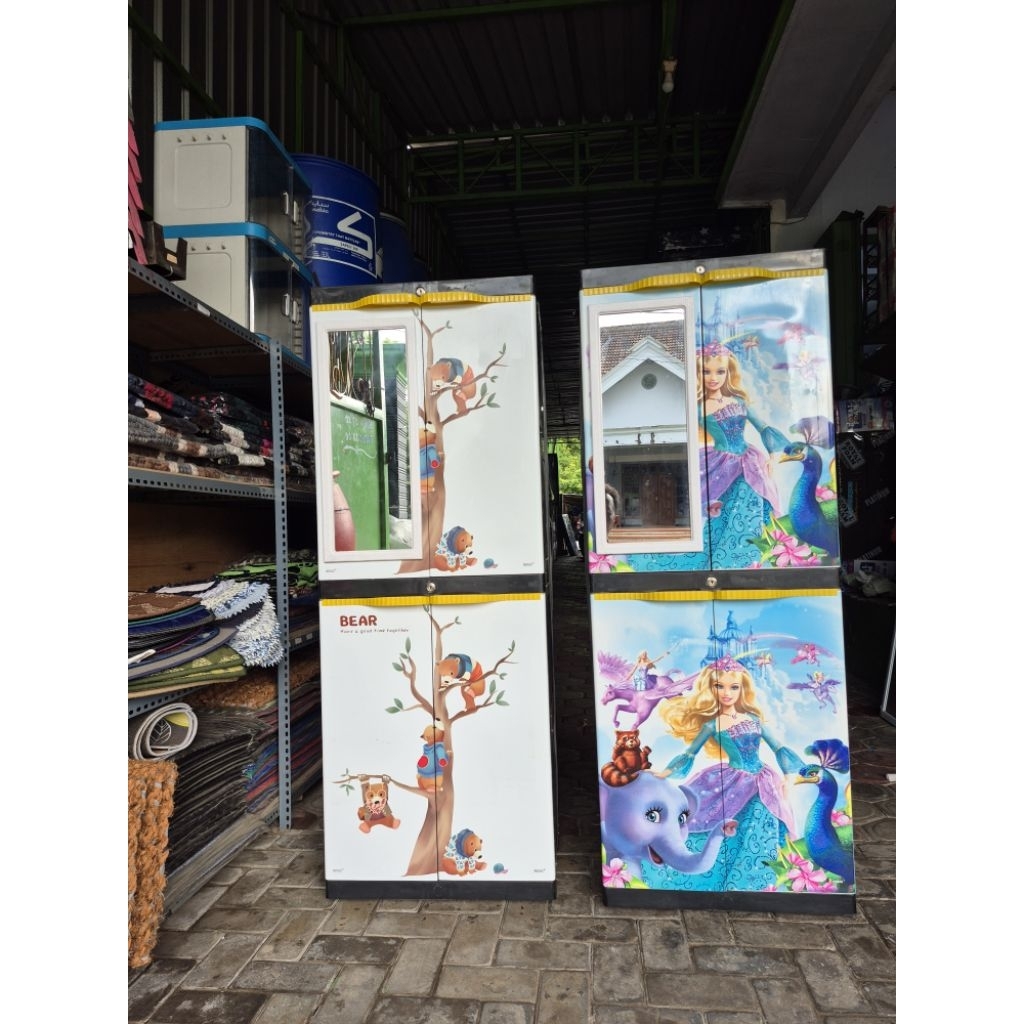LEMARI MINI PLASTIK+LEMARI ANAK+LEMARI SINBAK.