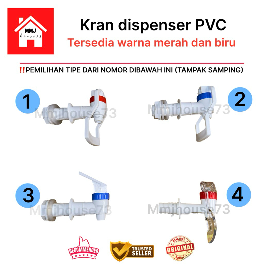 Kran dispenser / Kran air dorong / tekan