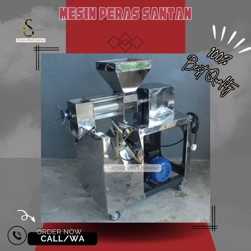 Mesin Peras Santan / Peras Kelapa 60-80 Butir / Jam